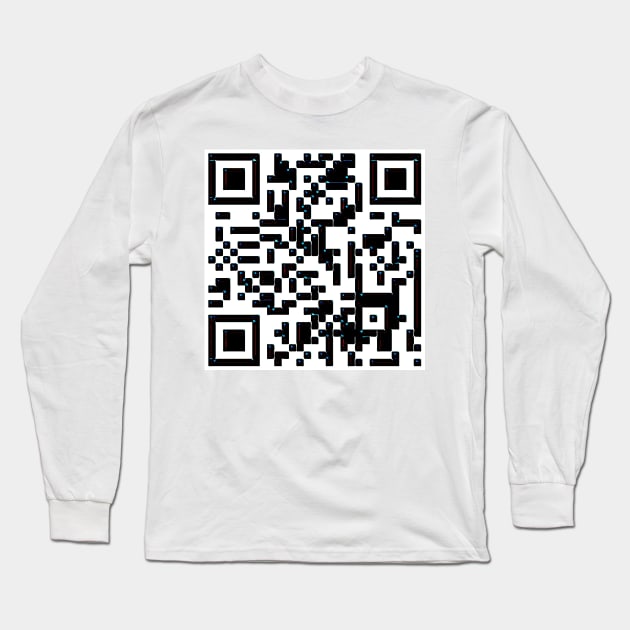 QR Long Sleeve T-Shirt by Tovers